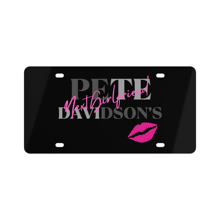 Pete Davidson's Next Girlfriend License Plate