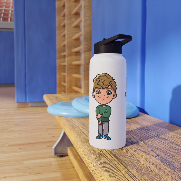 Brian Johnson Water Bottle - Fandom-Made