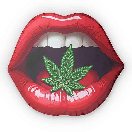 Weed My Lips Pillow