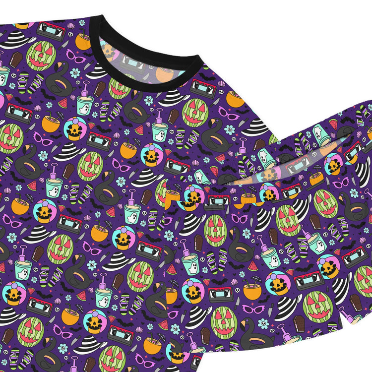 Summerween Vibes Women's Short Pajama Set