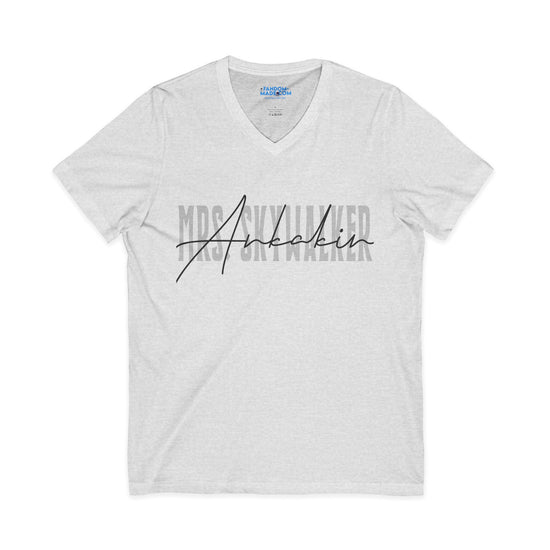 Mrs. Anakin Skywalker V-Neck Tee - Fandom-Made