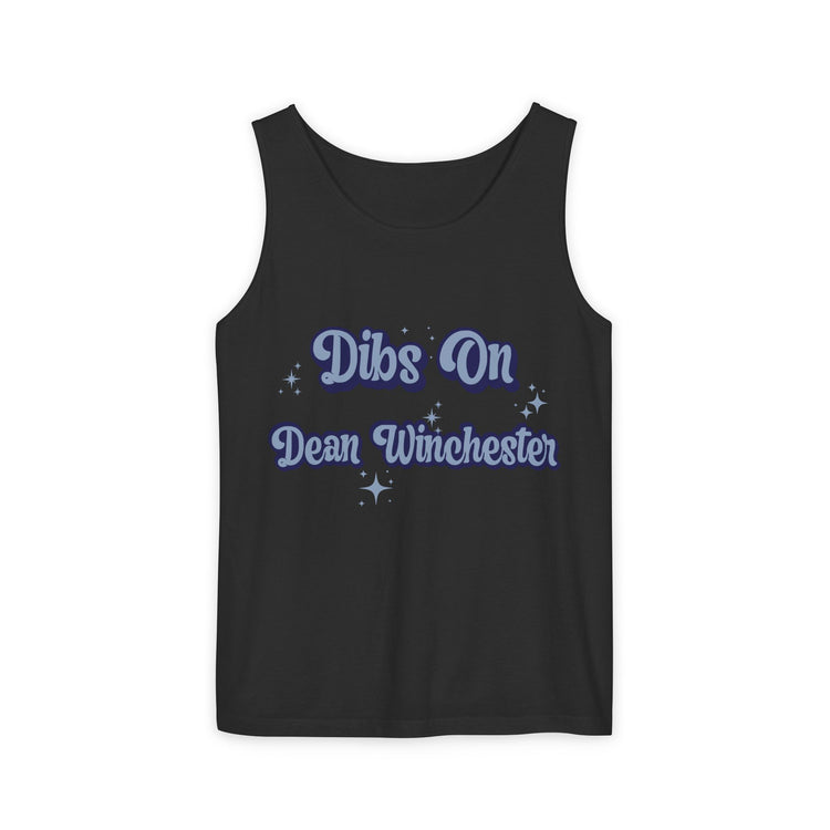 Dibs On Dean Winchester Unisex Tank Top - Fandom-Made