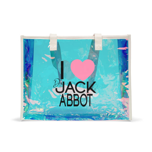 I Love Dr. Jack Abbot Holographic Tote Bag