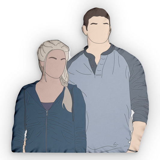 Rosalie And Emmett Cullen-Shaped Pillow - Fandom-Made