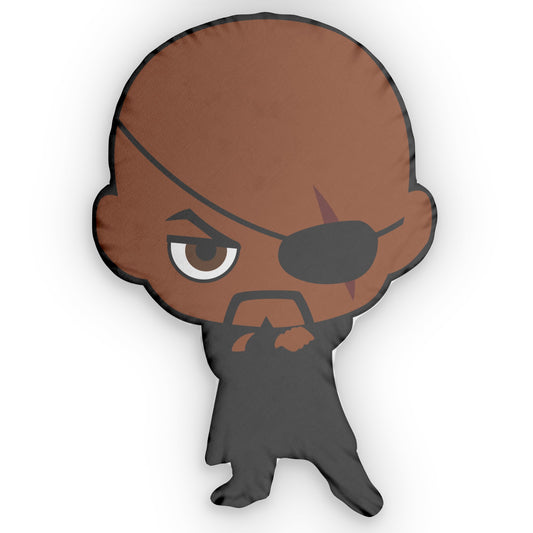 Nick Fury-Shaped Pillow