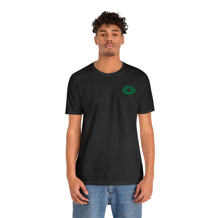 Weed Lips Pocket T-Shirt - Fandom-Made