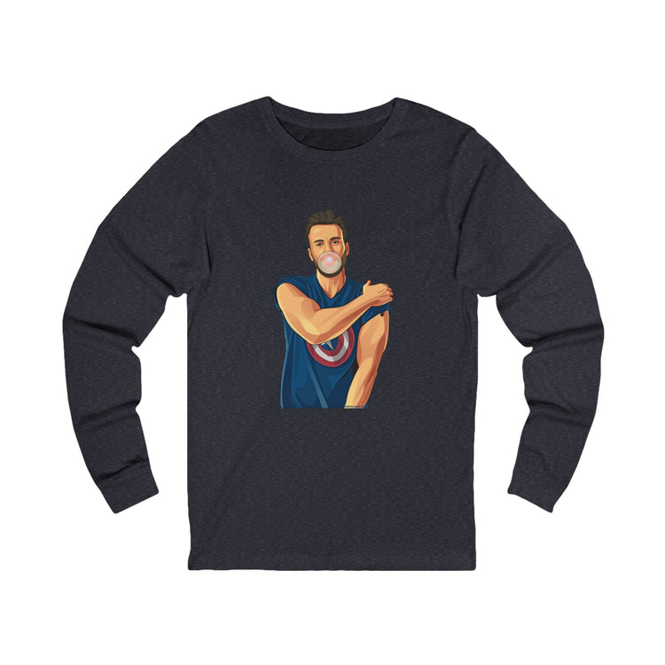Chris Evans Unisex Long Sleeve Tee