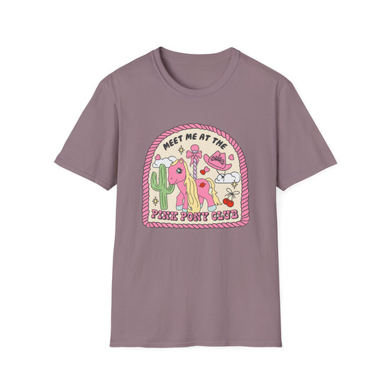 Meet Me At The Pink Pony Club Basic T-Shirt - Fandom-Made