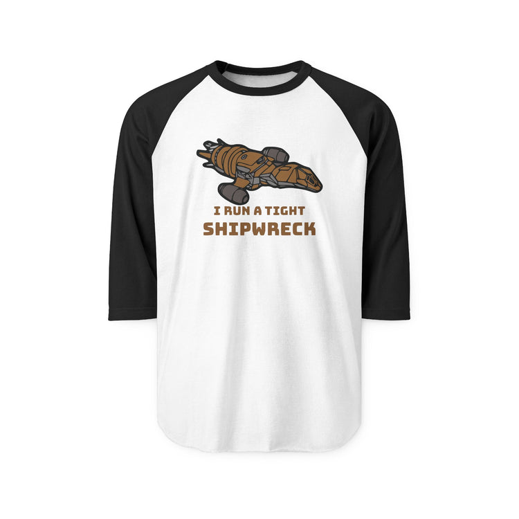 Tight Shipwreck 3/4 Raglan Shirt - Fandom-Made