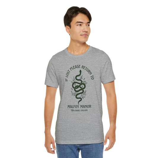 If Lost Return To Malfoy Manor T-Shirt - Fandom-Made