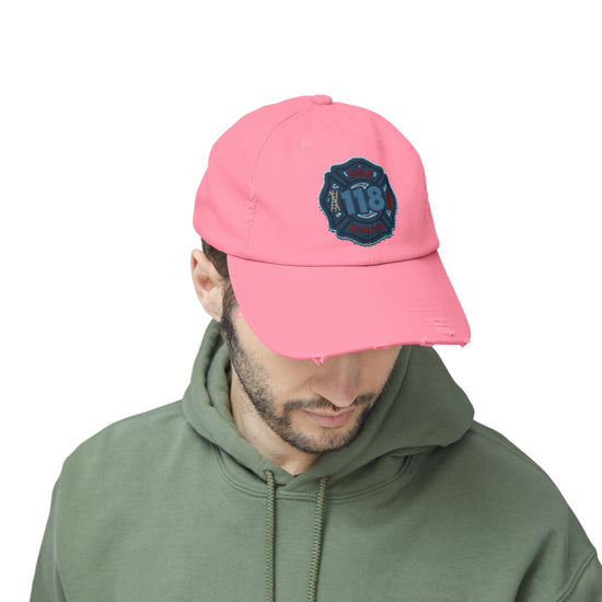 118 Squad Distressed Cap - Fandom-Made