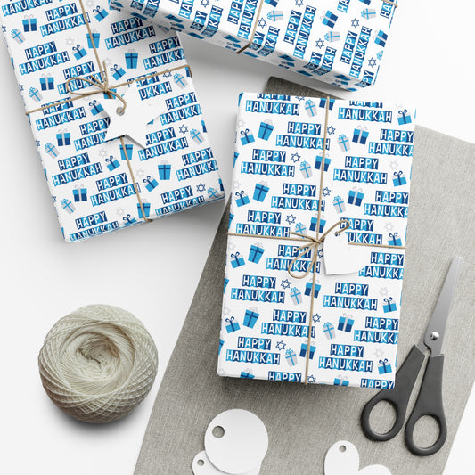 Happy Hanukkah Gift Wrap