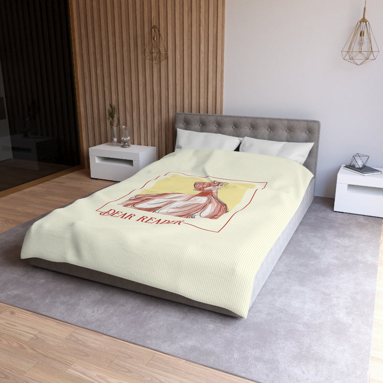 Dear Reader Duvet Cover