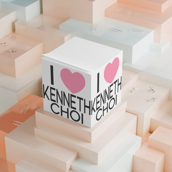 I Love Kenneth Choi Note Cube - Fandom-Made