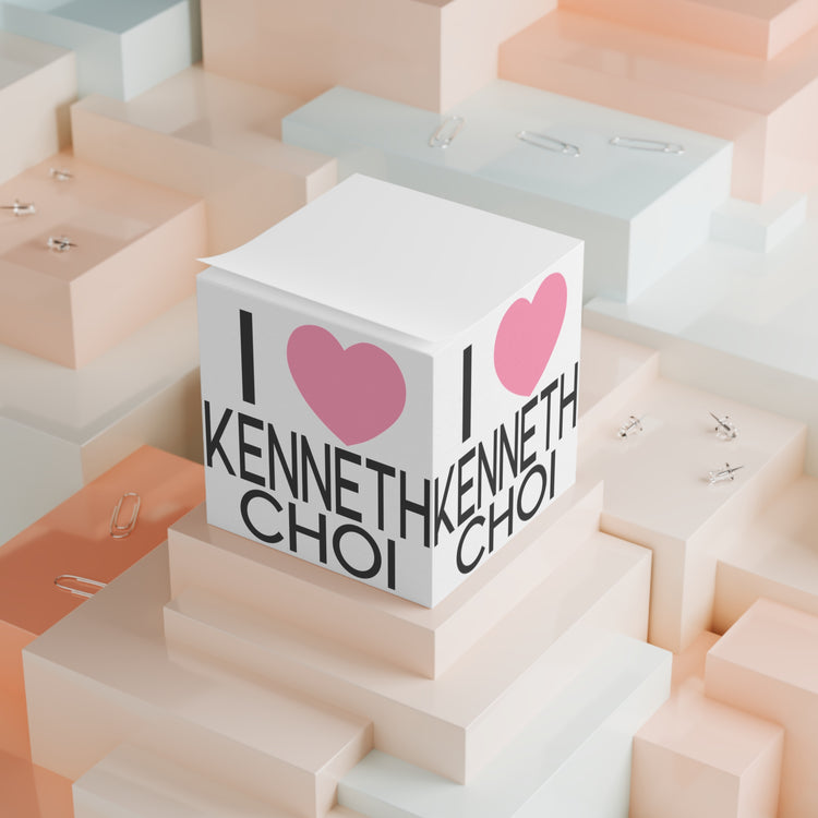 I Love Kenneth Choi Note Cube - Fandom-Made