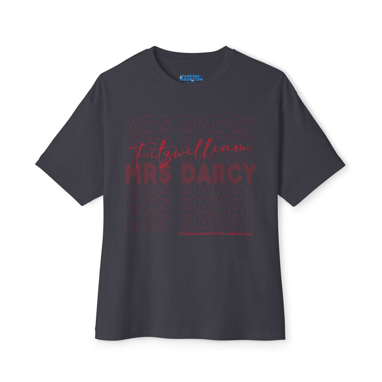 Mrs. Darcy Unisex Oversized Boxy Tee
