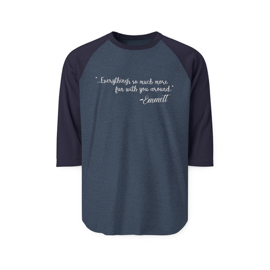 So Much More Fun 3/4 Raglan Shirt - Fandom-Made