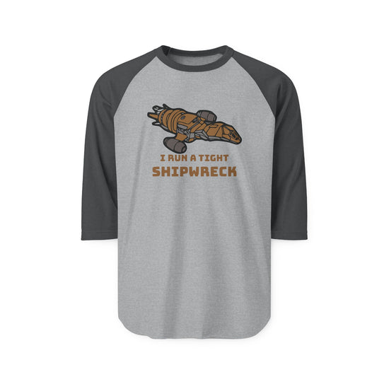 Tight Shipwreck 3/4 Raglan Shirt - Fandom-Made