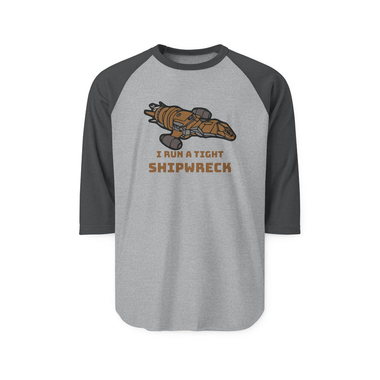 Tight Shipwreck 3/4 Raglan Shirt - Fandom-Made