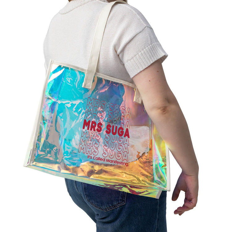 Mrs. Suga Holographic Tote Bag