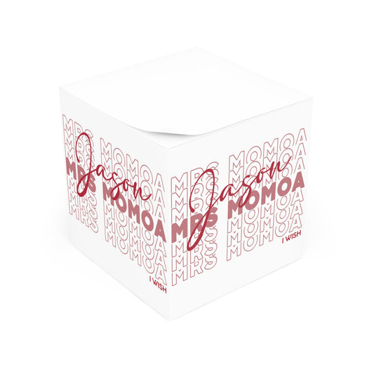 Mrs. Momoa Note Cube