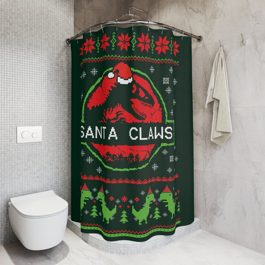Santa Claws Shower Curtain