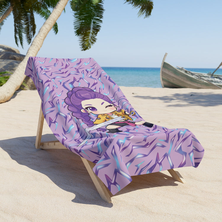 Warrior Rumi Beach Towel