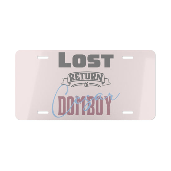 Lost Return To César Domboy Vanity Plate - Fandom-Made