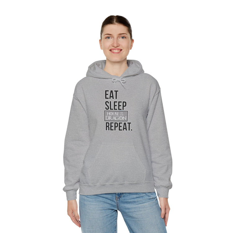 Eat Sleep House of the Dragon Unisex Hoodie - Fandom-Made