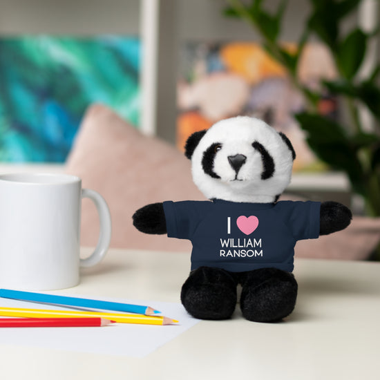 I  Love William Ransom Stuffed Animals with Tee - Fandom-Made