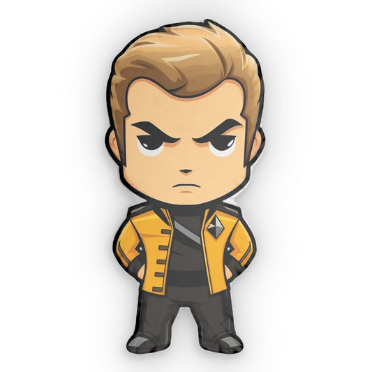 Admiral James T. Kirk-Shaped Pillow