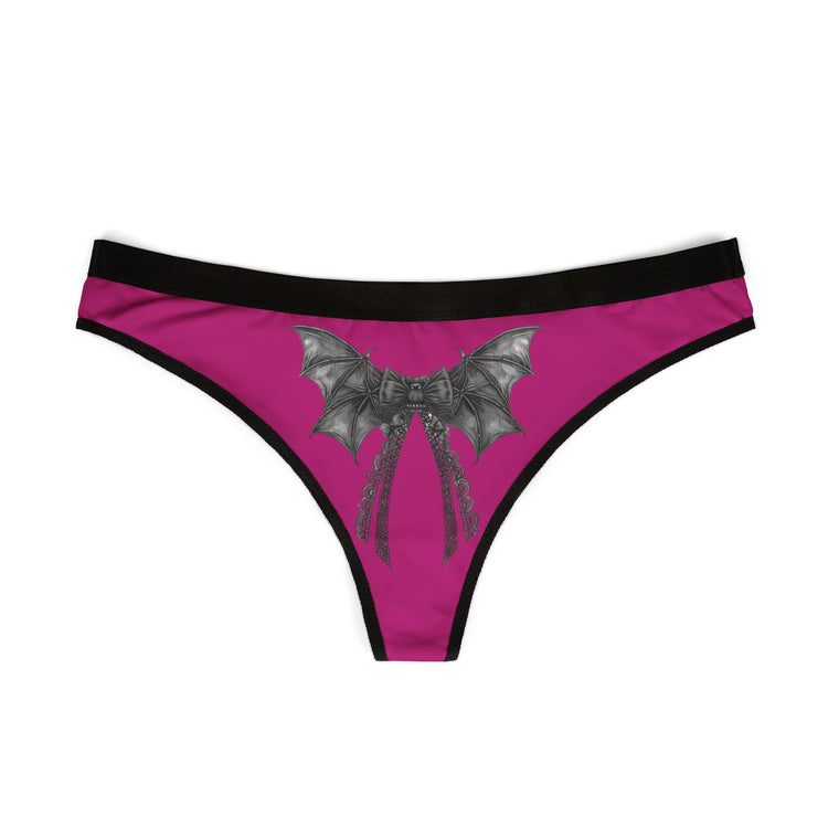 Coquette Bat Women's Thongs - Fandom-Made