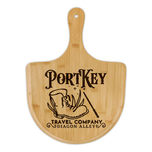 Port Key Travel Bamboo Pizza Board - Fandom-Made