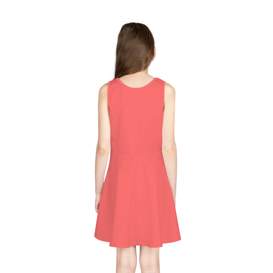 Ariel Bow Girls' Sleeveless Sundress - Fandom-Made