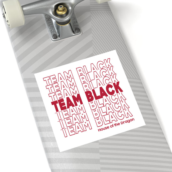 Team Black Square Sticker - Fandom-Made