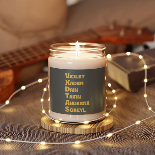 Fourth Wing Names Scented Soy Candle