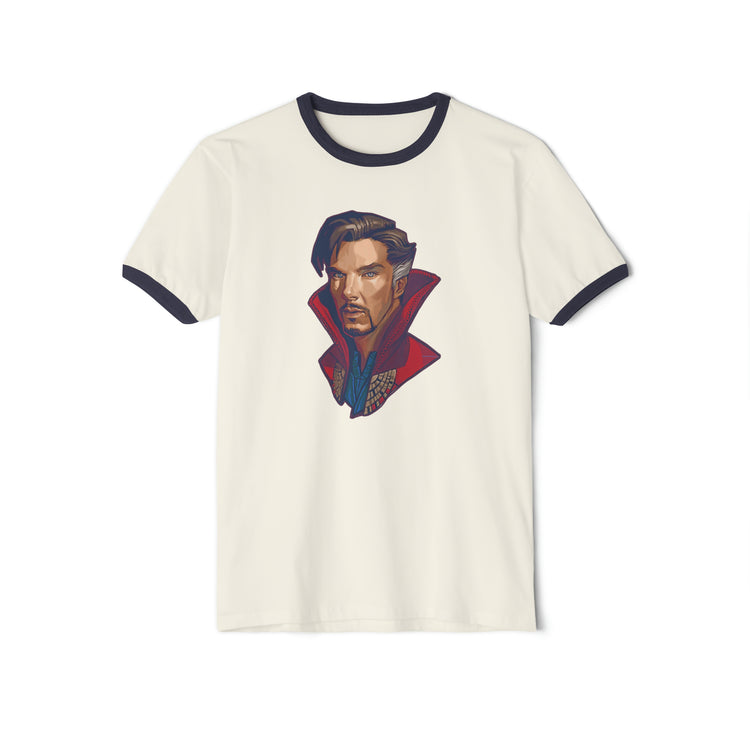 Stephen Strange Unisex Cotton Ringer T-Shirt - Fandom-Made