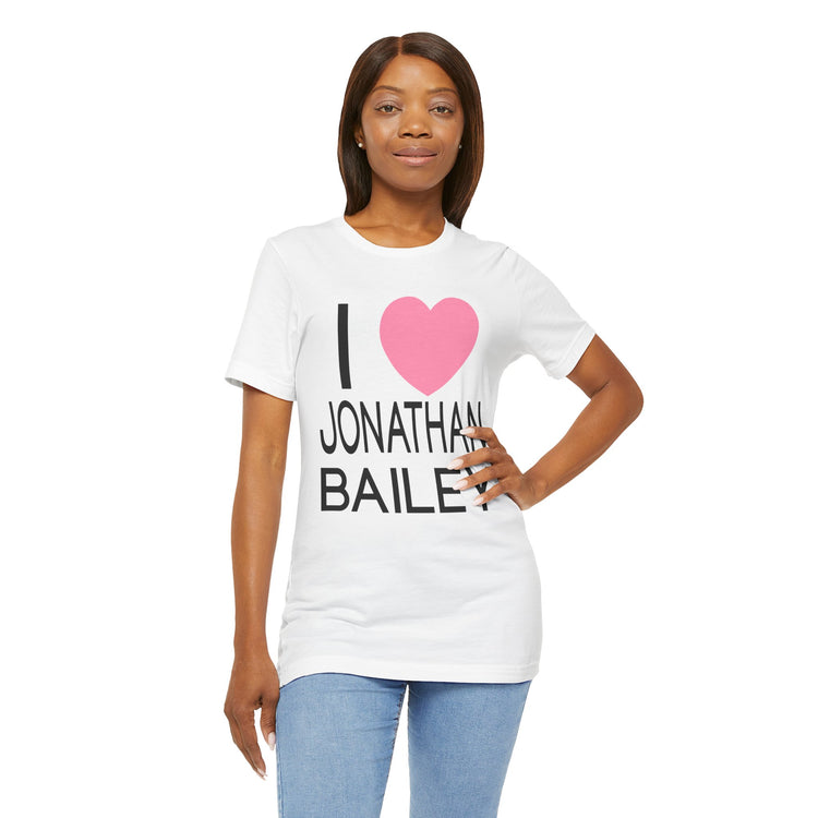 I Love Jonathan Bailey Unisex T-Shirt - Fandom-Made
