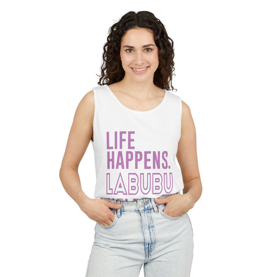 Life Happens Labubu Help Tank Top - Fandom-Made
