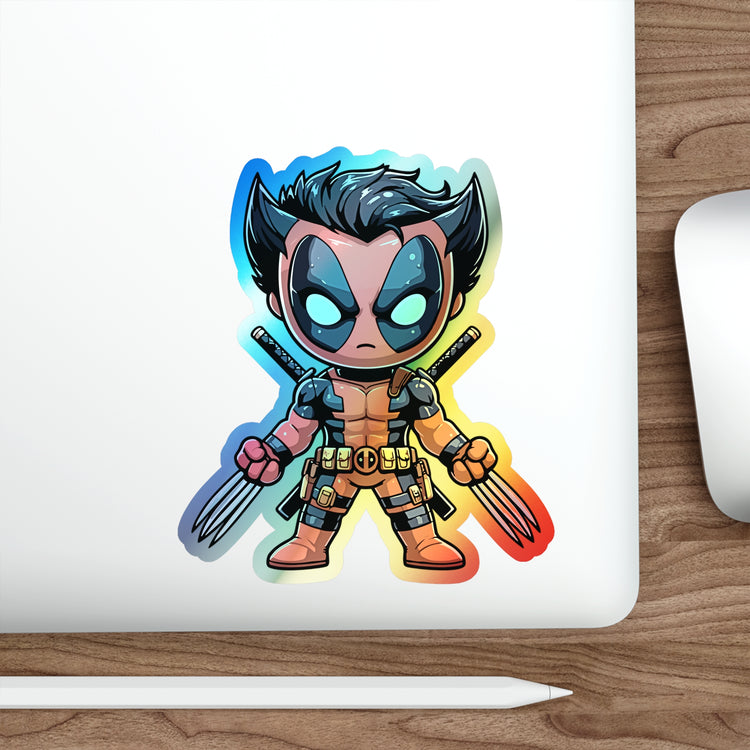 Wolfpool Holographic Sticker