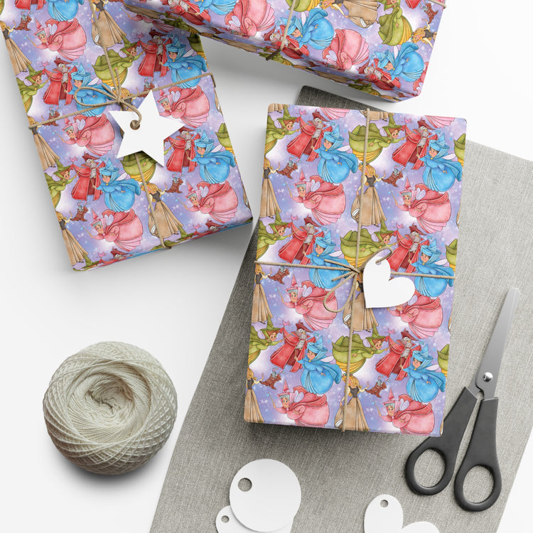 Sleeping Beauty Gift Wrap