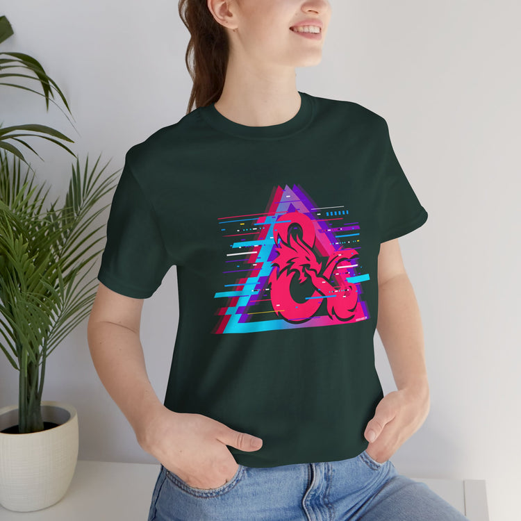 D & D Glitch Unisex T-Shirt - Fandom-Made