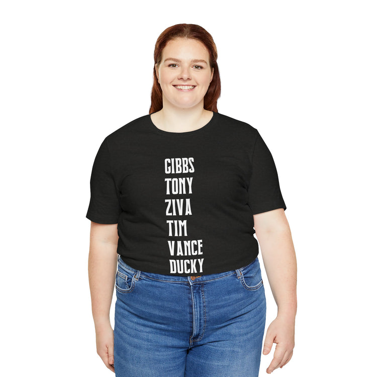 NCIS Names Unisex T-Shirt - Fandom-Made