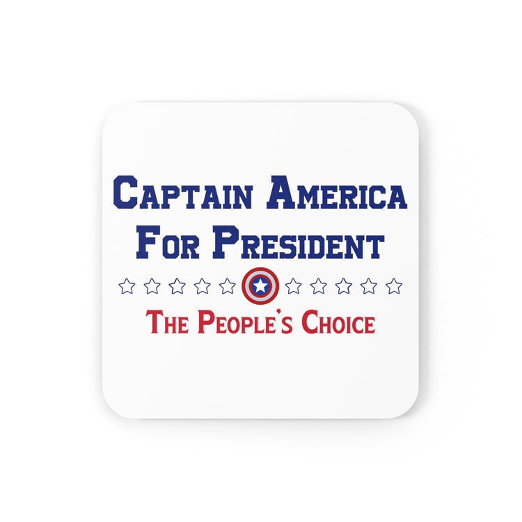 Captain America For President Coaster