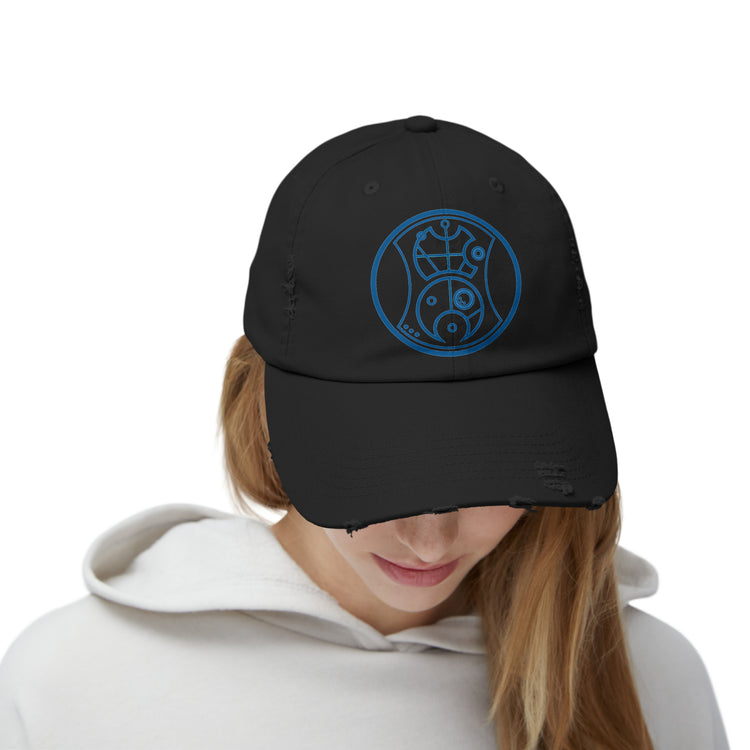 Hello Sweetie in Gallifreyan Distressed Cap - Fandom-Made