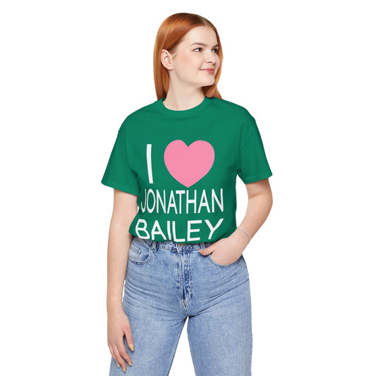 I Love Jonathan Bailey Unisex T-Shirt - Fandom-Made