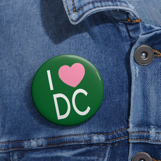 I Love DC Pin - Fandom-Made