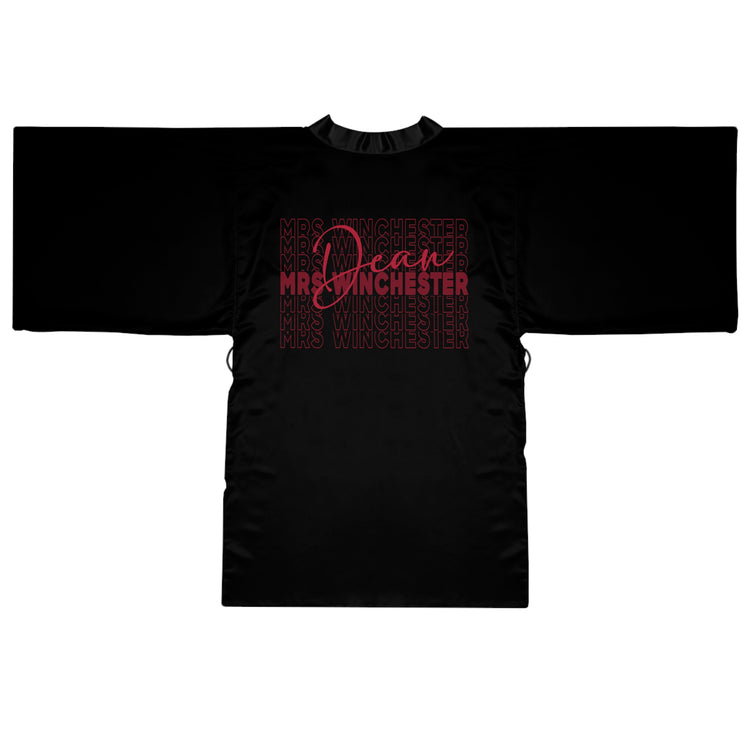 Mrs. Dean Winchester Long Sleeve Kimono Robe - Fandom-Made