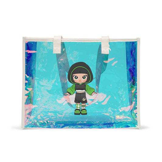Molly Buttercup Puff Holographic Tote Bag