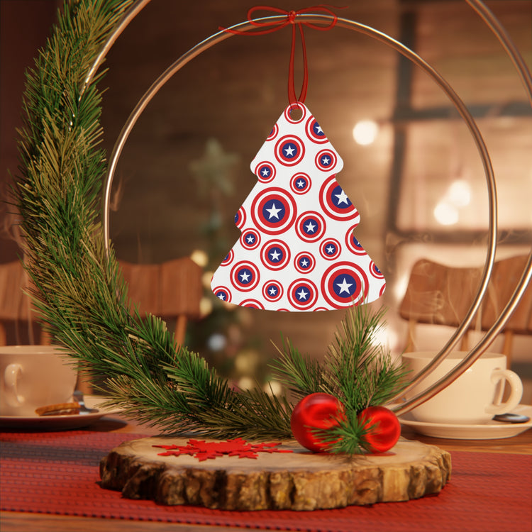 Captain America Metal Ornament